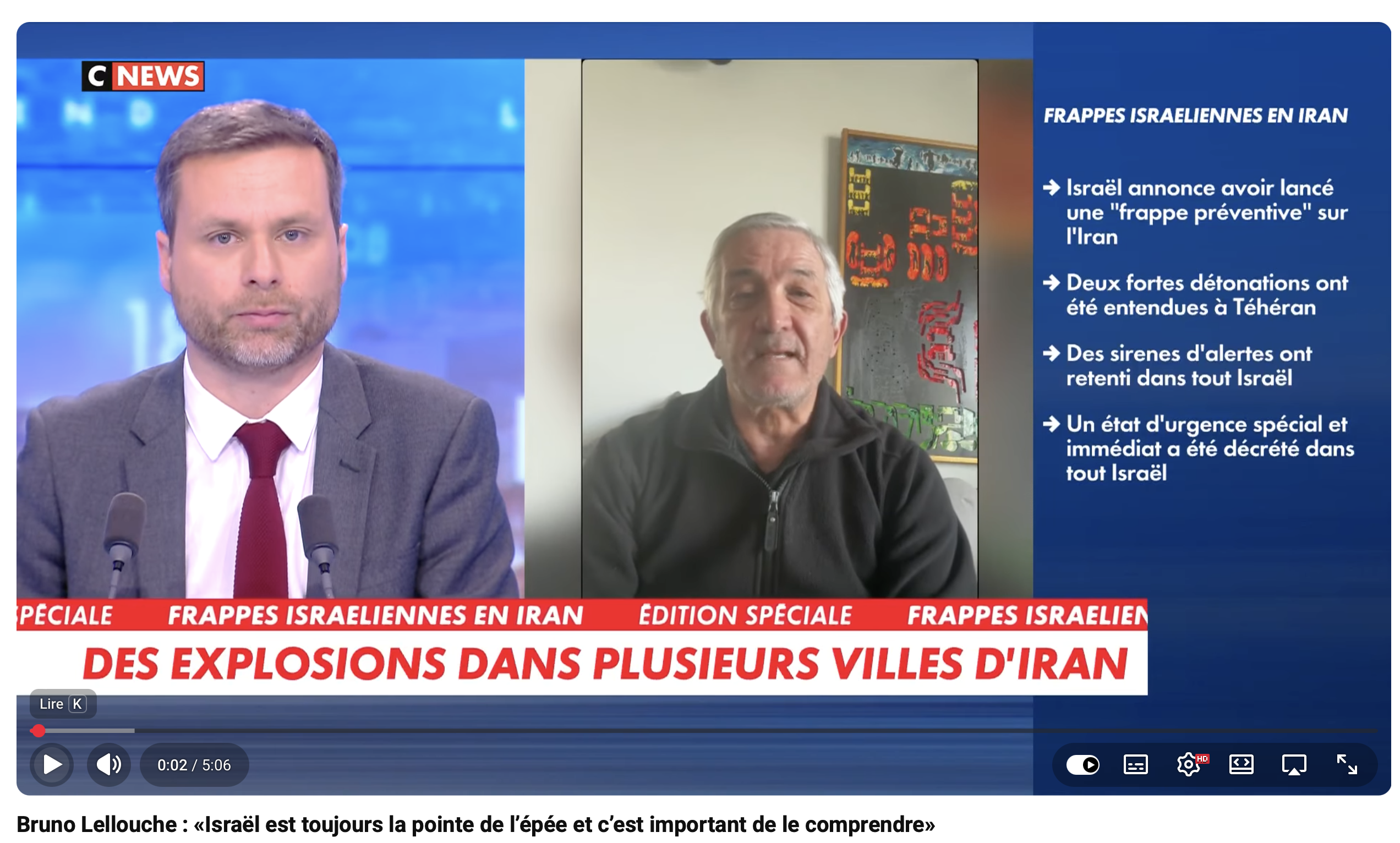 Bruno Lellouche : «Israël est toujours la pointe de l’épée et c’est important de le comprendre»