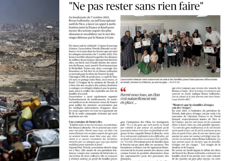 Ne pas rester sans rien faire – Article La Provence