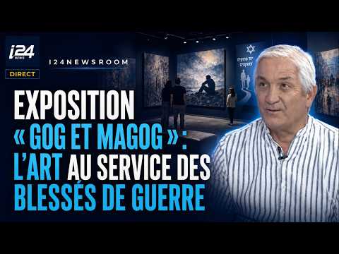Bruno Lellouche invite sur i24NEWS pour l'exposition Gog et Magog